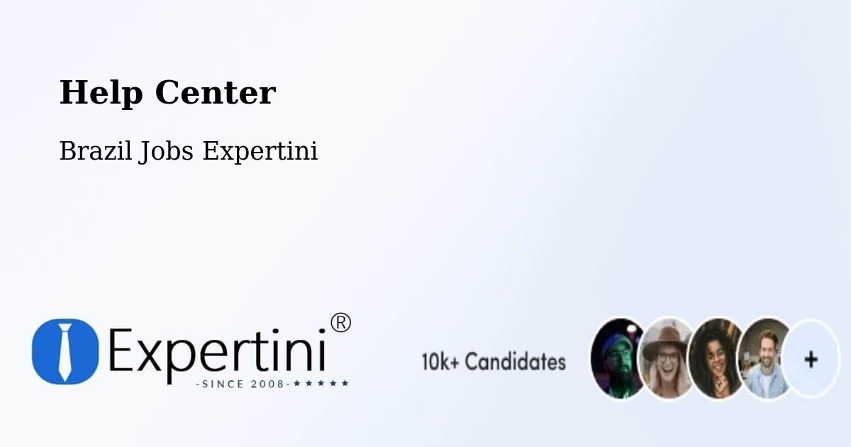 Help Center – Cajamar - Brazil Jobs Expertini